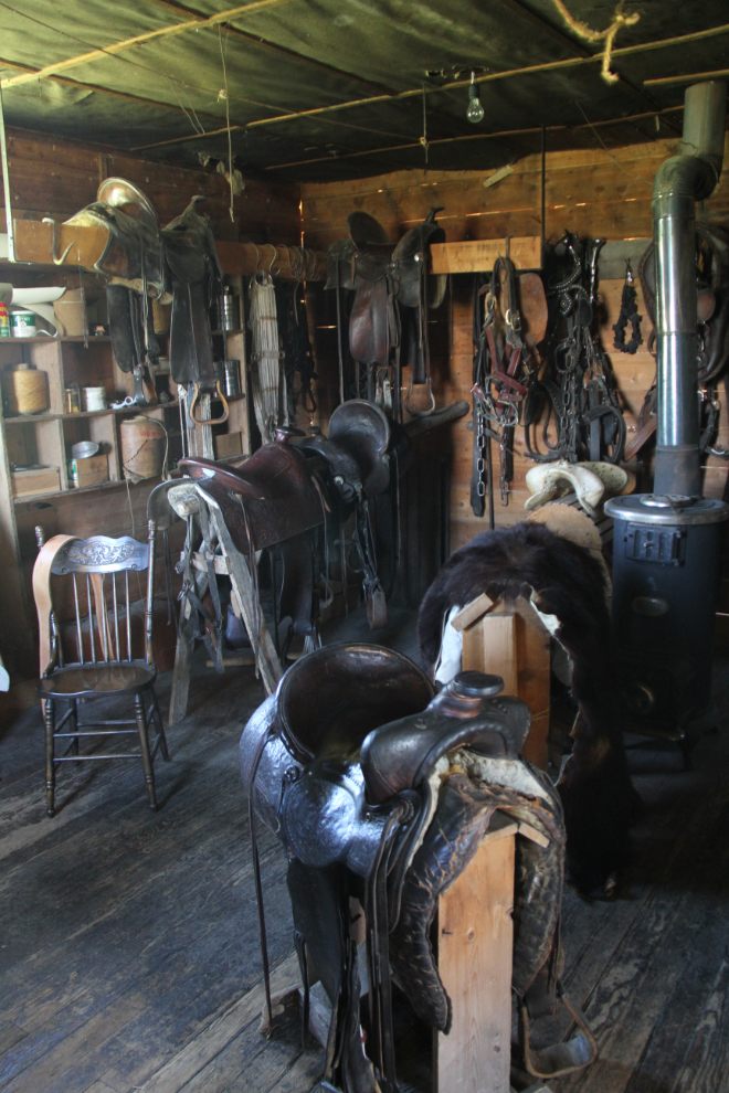 Harness shop at the Bar U Ranch, Alberta