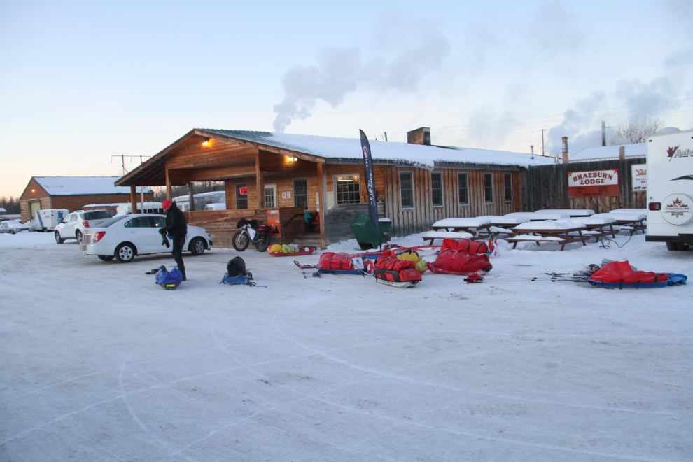 Braeburn Lodge, Yukon, during the Yukon Arctic Ultra