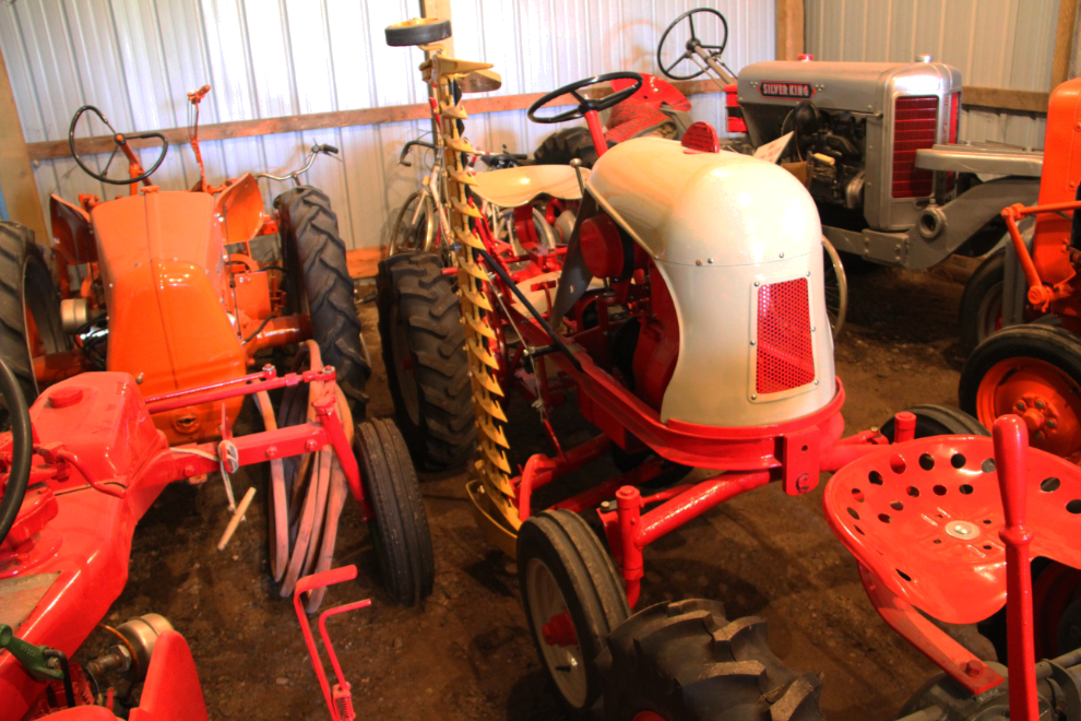 Ottawa Mule Team Tractor at Curly's Museum in De Winton, Alberta
