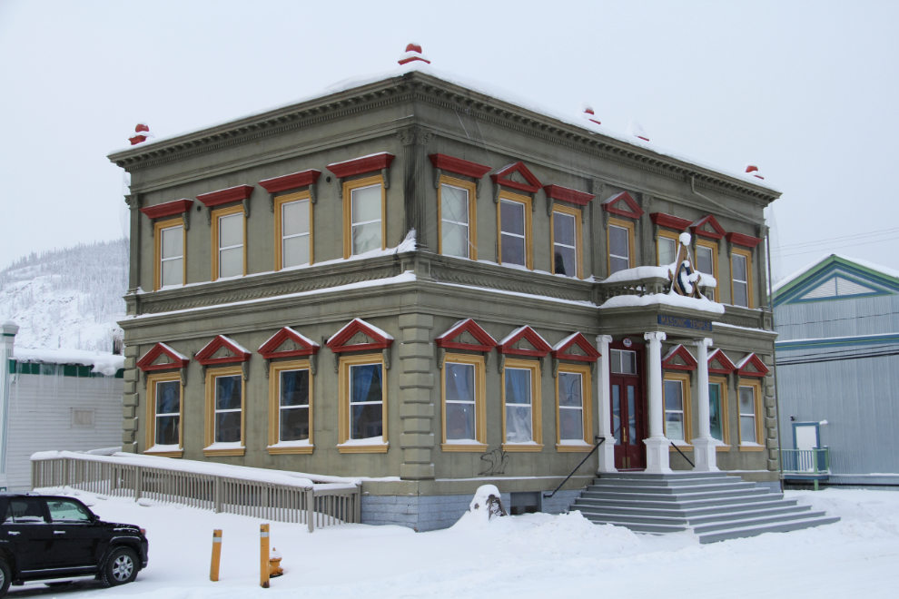 The Masonic Lodge, originally a Carnegie Library, in Dawson City