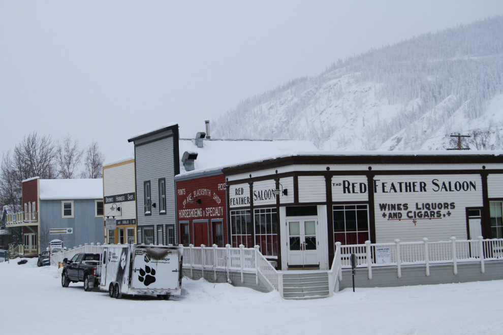 The Red Feather Saloon complex in Dawson City, Yukon