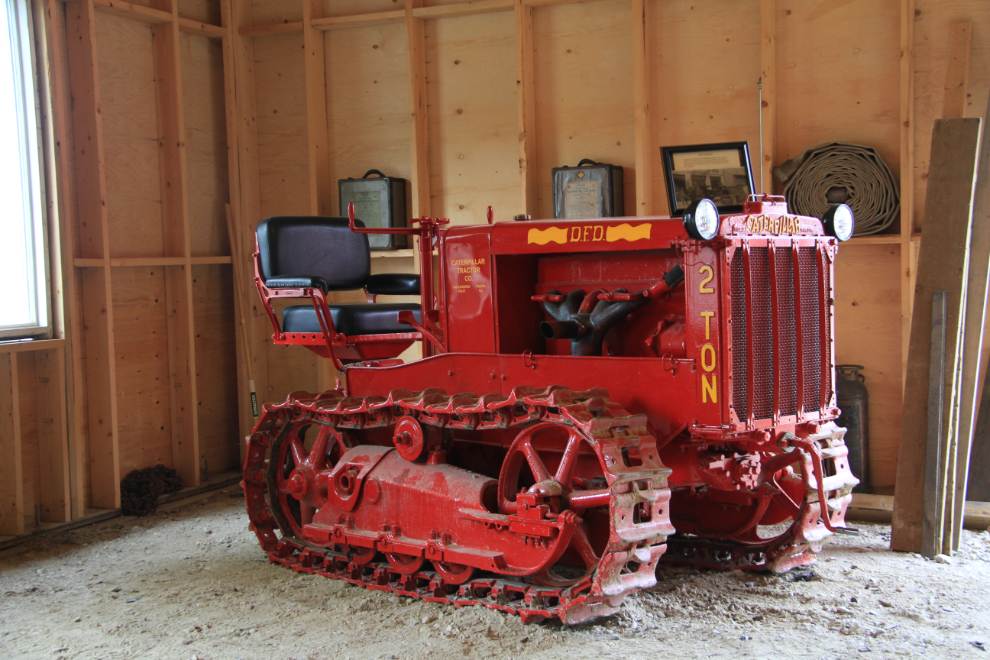 1929 Two Ton Caterpillar at the Dawson City Firefighters Museum, Yukon