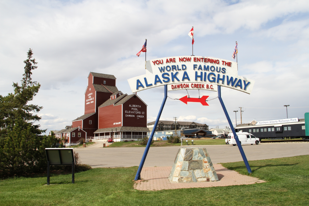 Alaska Highway Mile 0 - Dawson Creek, BC