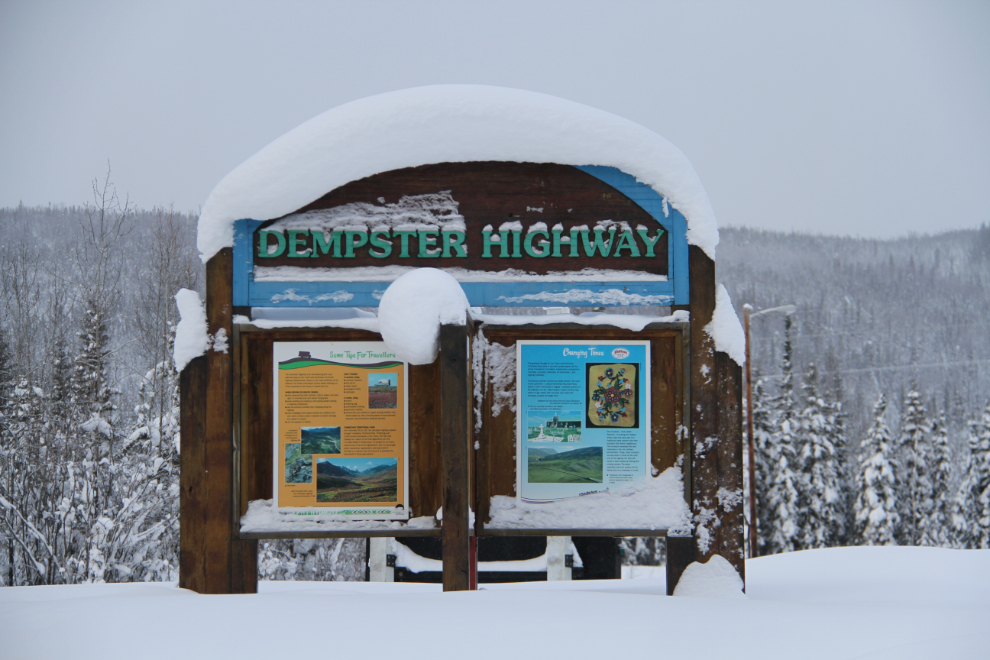 Dempster Highway in February