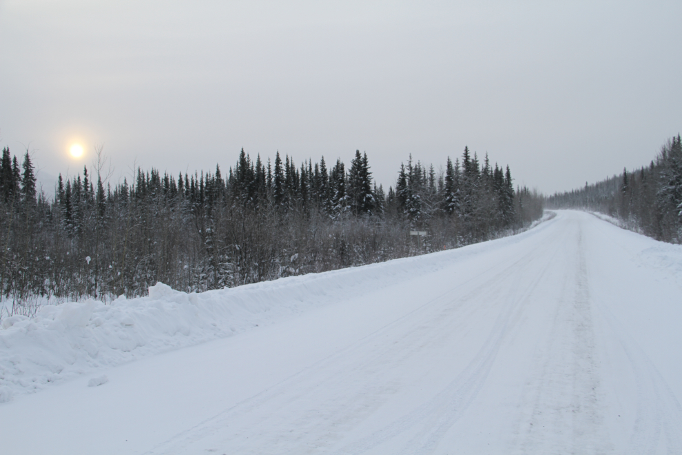 Dempster Highway in February