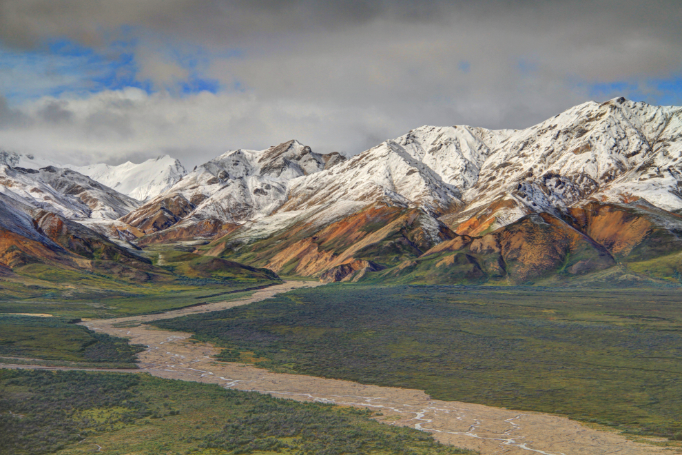 The view from Polychrome Overlook, Denali National Park, Alaska