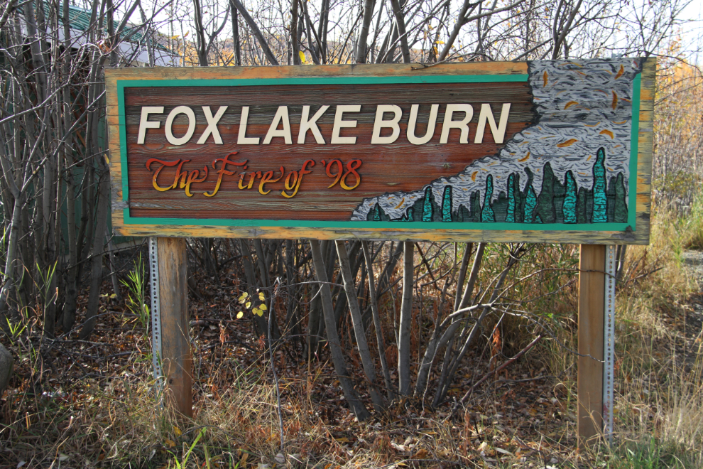 Fox Lake Burn rest area, North Klondike Highway