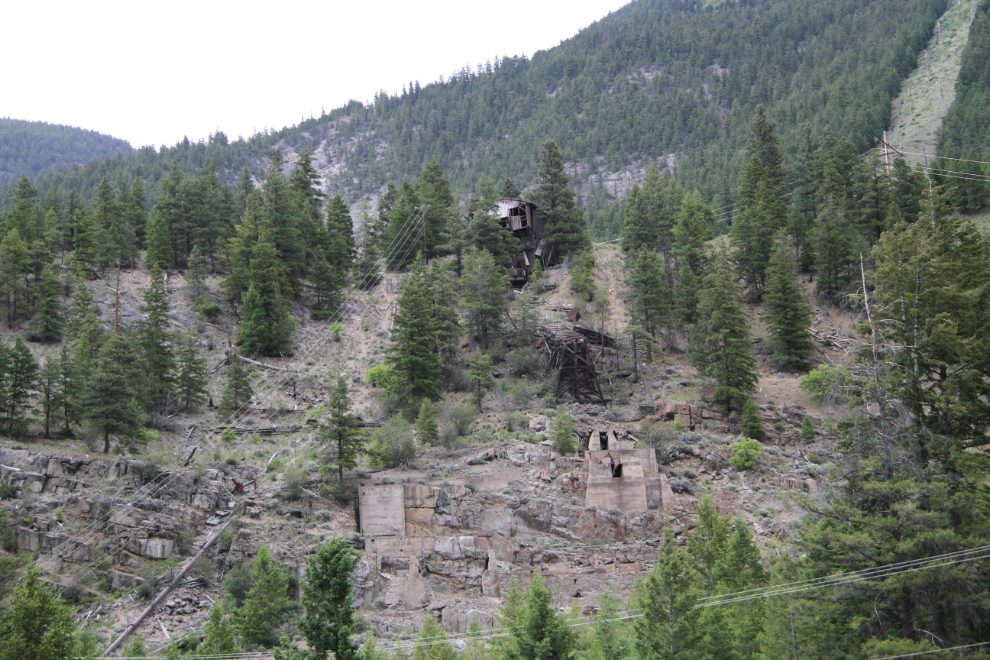 Mine ruins in Hedley, BC