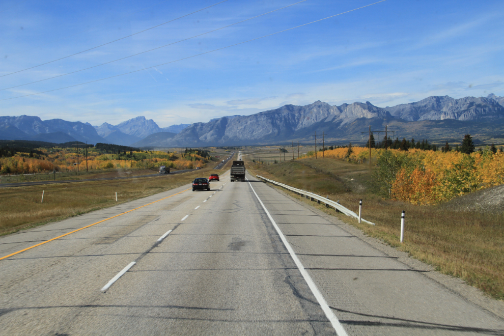 Alberta Highway 1 west of Cochrane