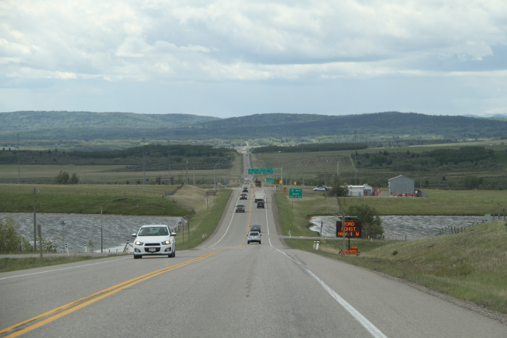 Highway 22 south of Cochrane, Alberta