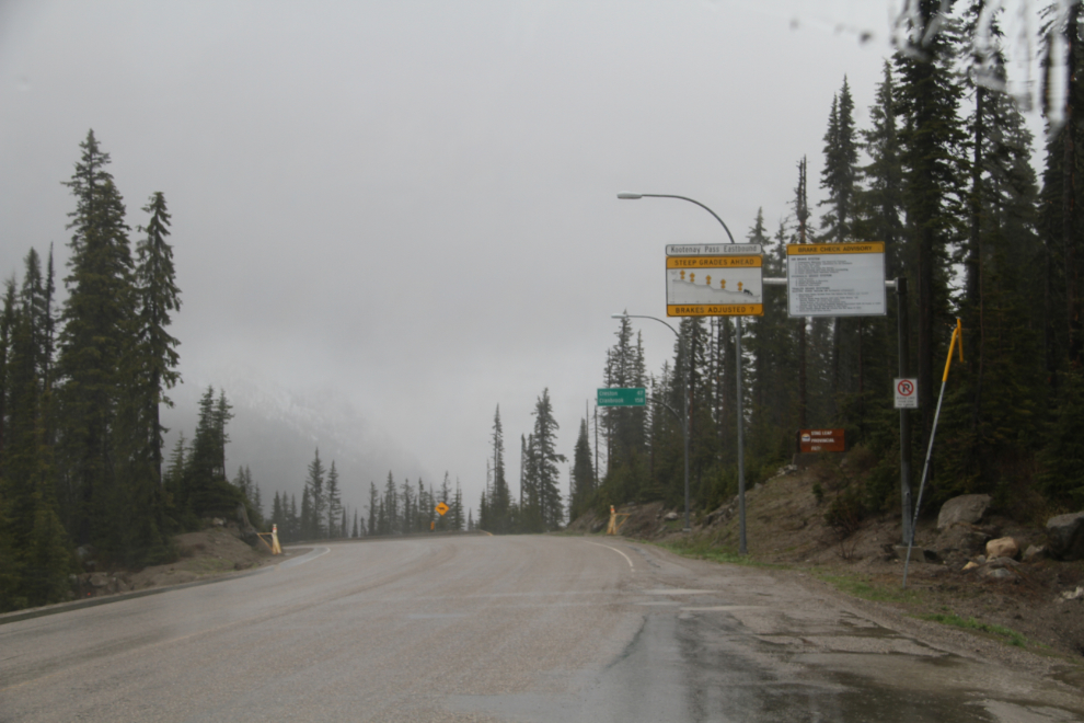 Kootenay Pass, on BC Highway 3, the Crowsnest