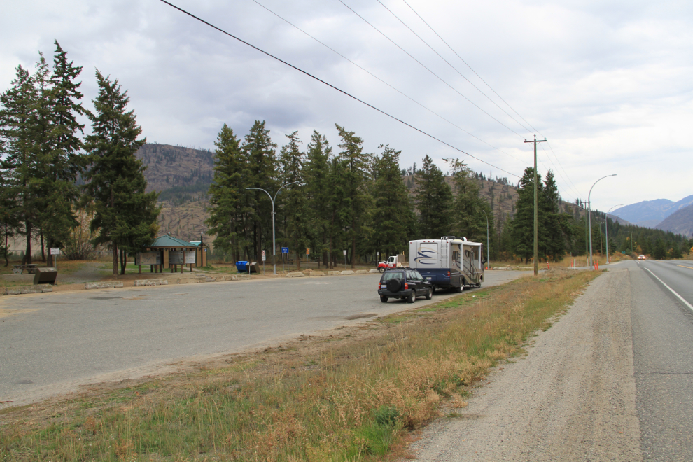 Fishtrap Rest Area on BC Hwy 5