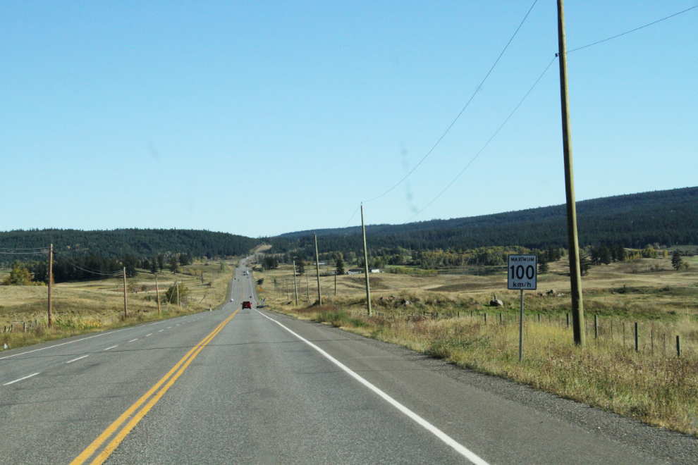 BC Highway 97 south of Williams Lake