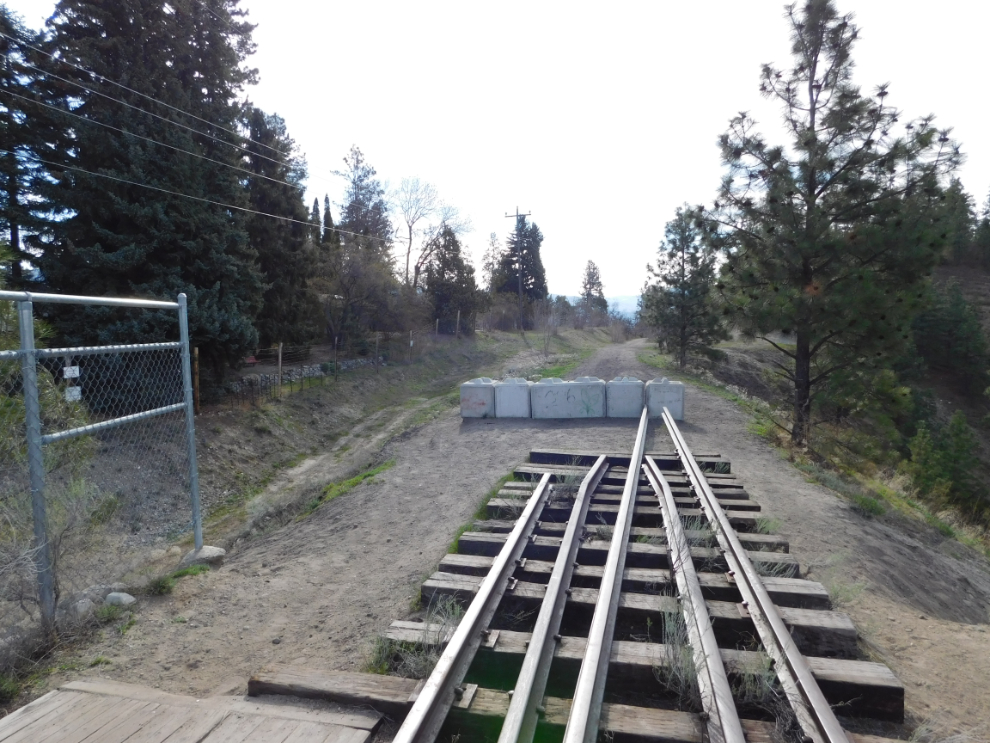 End of the line, Kettle Valley Steam Railway, Summerland, BC
