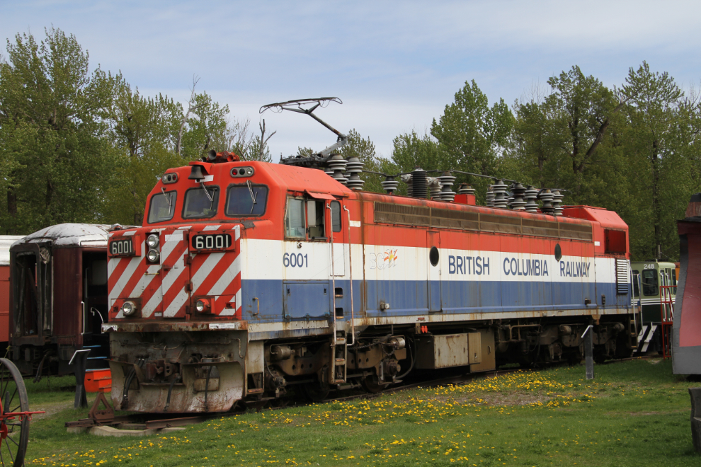 BCOL 6001 was one of 7 electric locomotives built for the Tumbler Ridge line