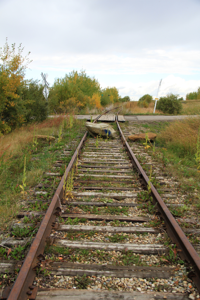 Abandoned Northern Alberta Railway in Pouce Coupe, BC