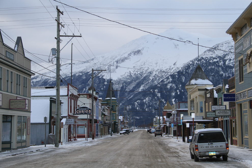 Skagway, Alaska in the winter