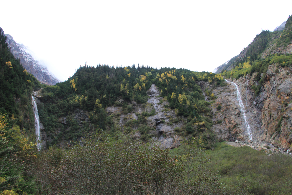 The waterfalls at Twin Falls Recreation Site, Smithers, BC