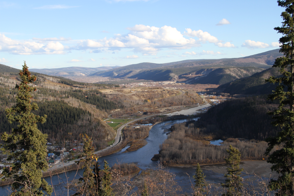 The Klondike River from the Top of the World Highway
