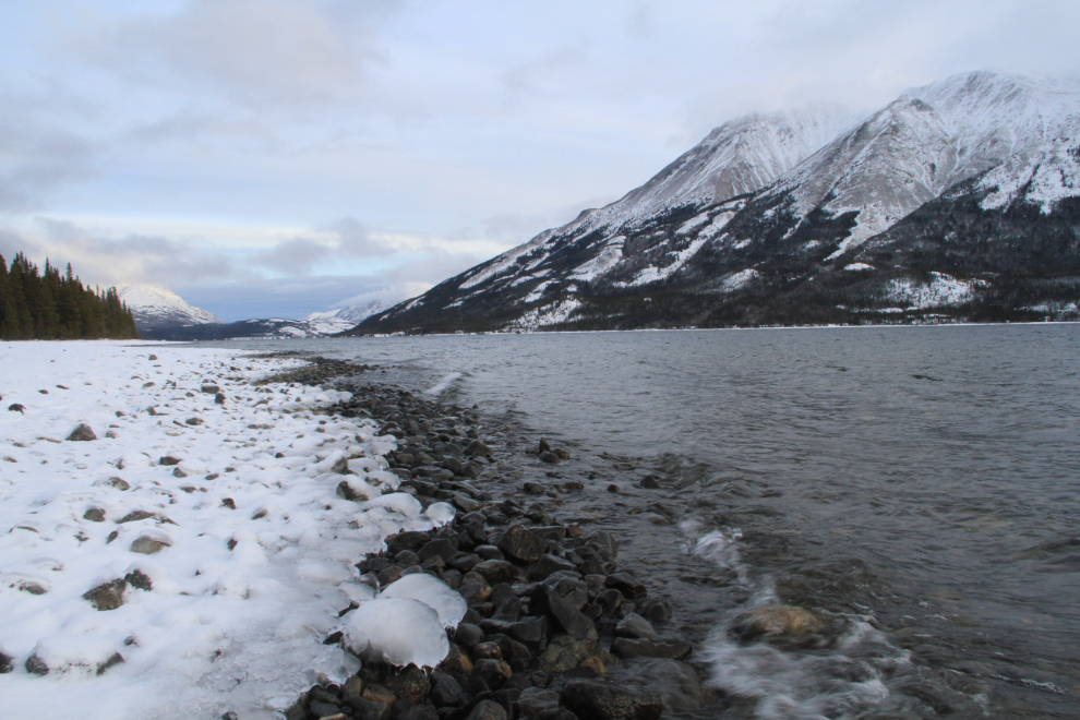 Tutshi Lake in December