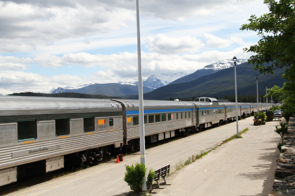VIA Rail train at Jasper