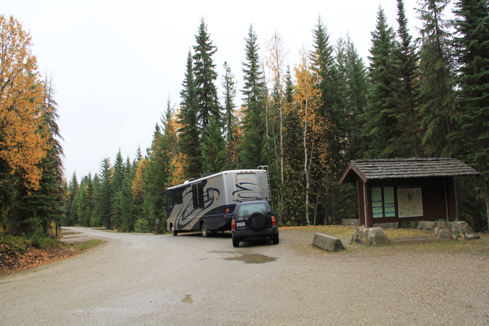 RV at Pyramid Campground, Wells Gray Provincial Park, BC