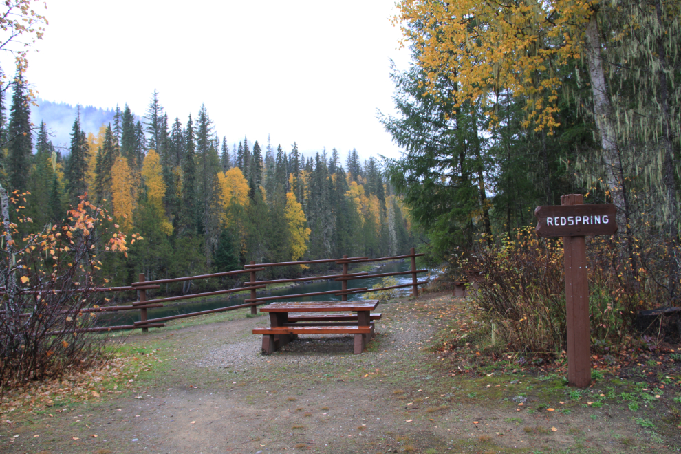 Redspring picnic area, Wells Gray Provincial Park, BC