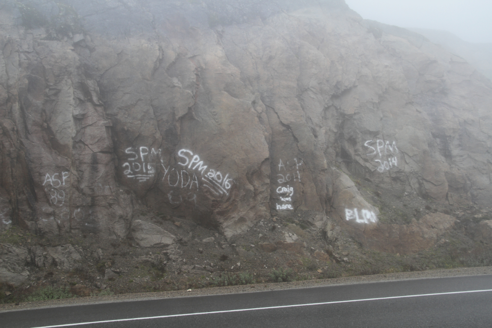 Grafitti in the White Pass