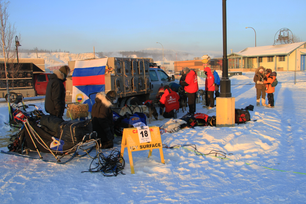 Yukon Quest 2015 Start - Whitehorse, Yukon