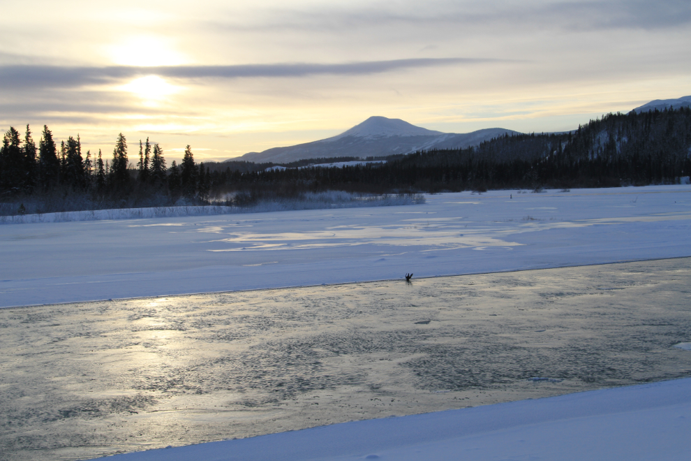 The Yukon River in the winter