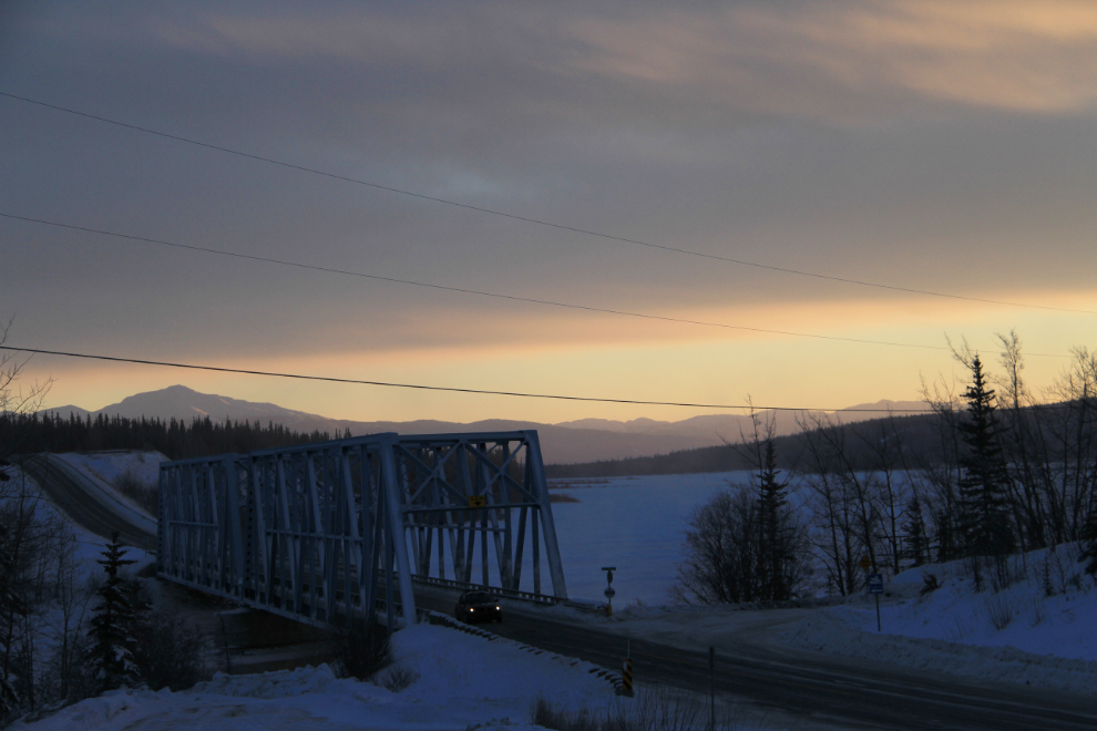 Yukon River Bridge and Alaska Highway
