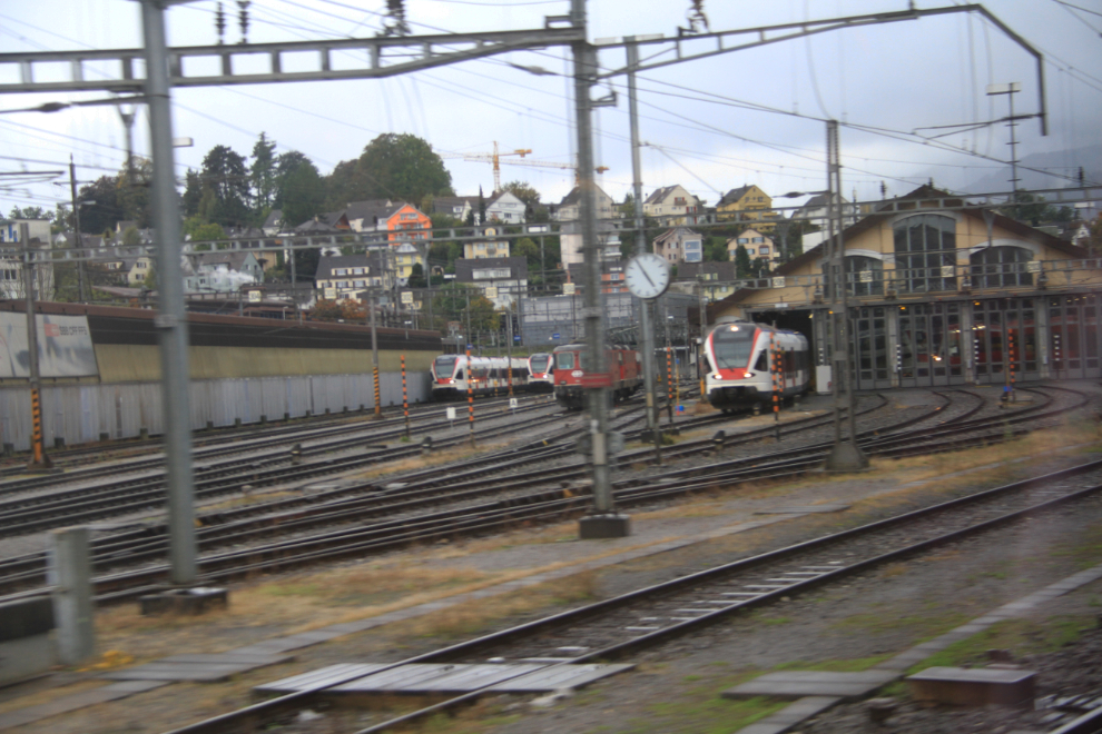 The rail yard at Olten, Switzerland 
