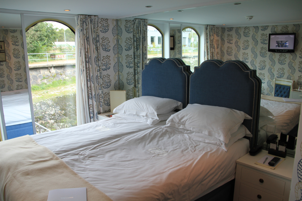 Our cabin on Uniworld's River Queen