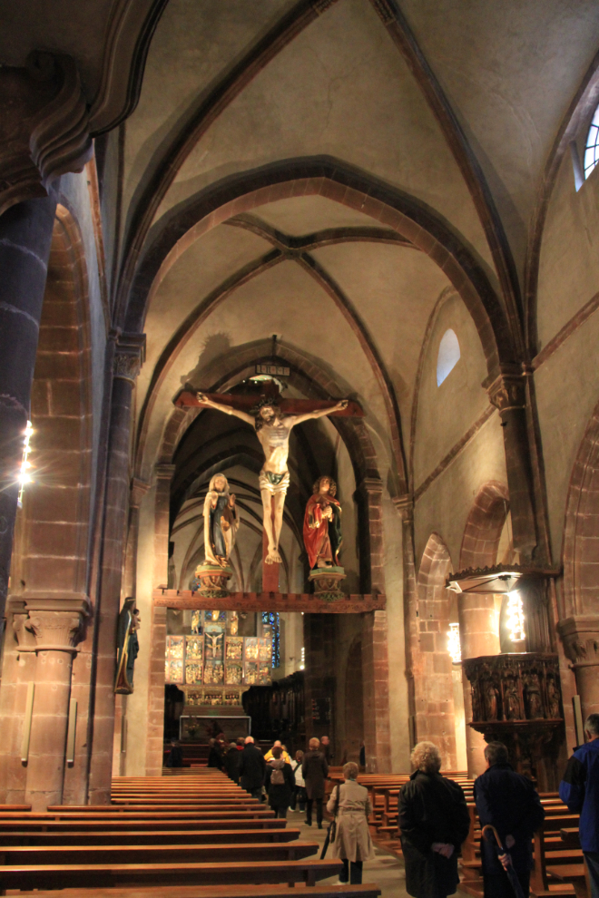 Medieval church in Kayserberg, France