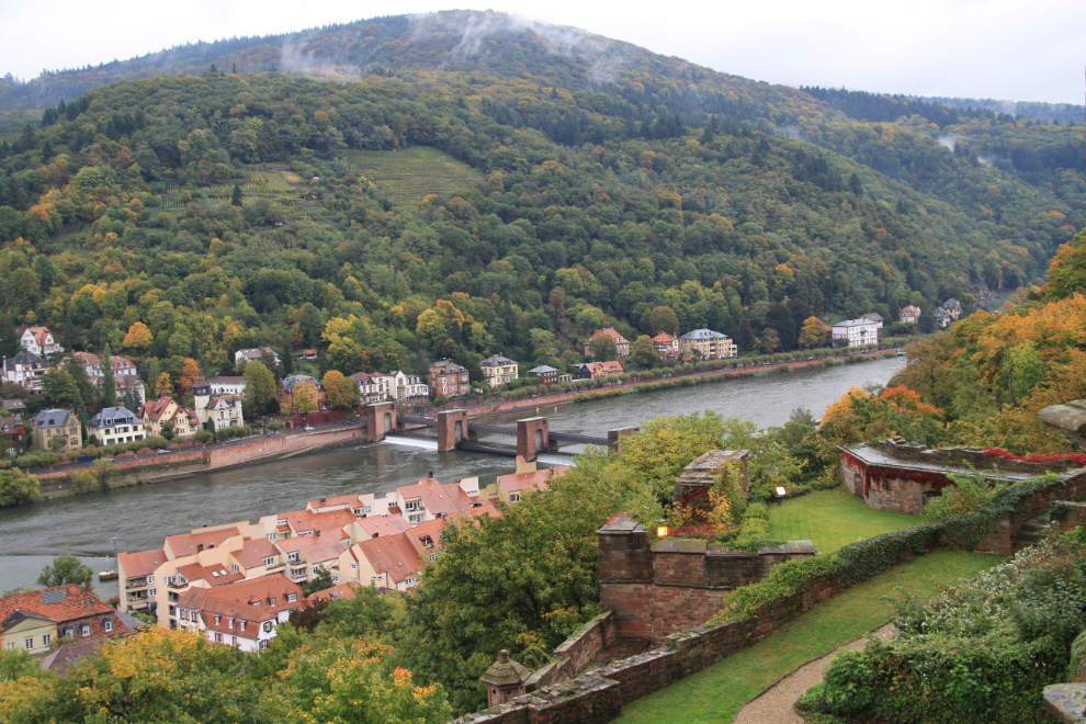 The view from the Heidelberg castle, Germany