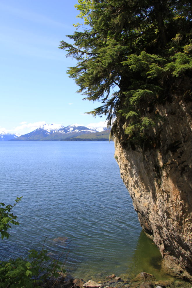 The view from the path to Hoonah, Alaska