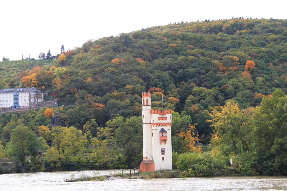 Mouse Tower on the Rhine River