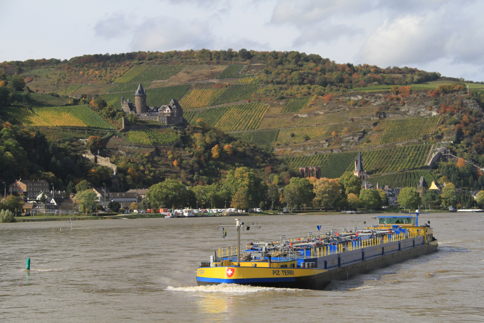 Cruising down the Rhine River - cathedrals and castles.