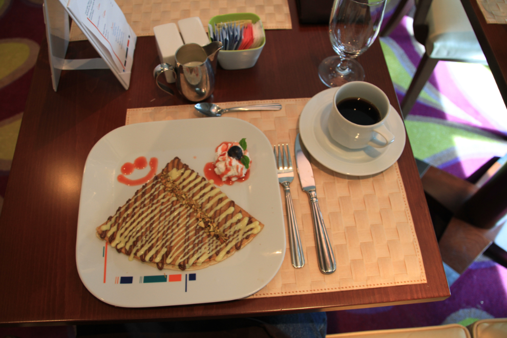 Crepes in Bistro on Five on the Celebrity Millennium