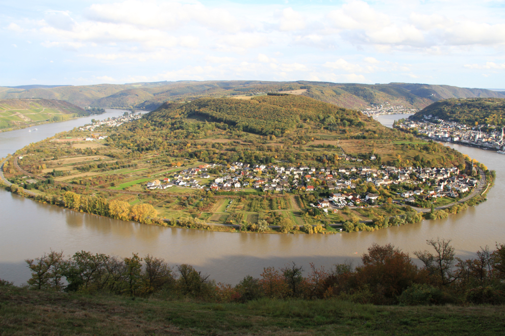High above the Rhine River at Boppard.