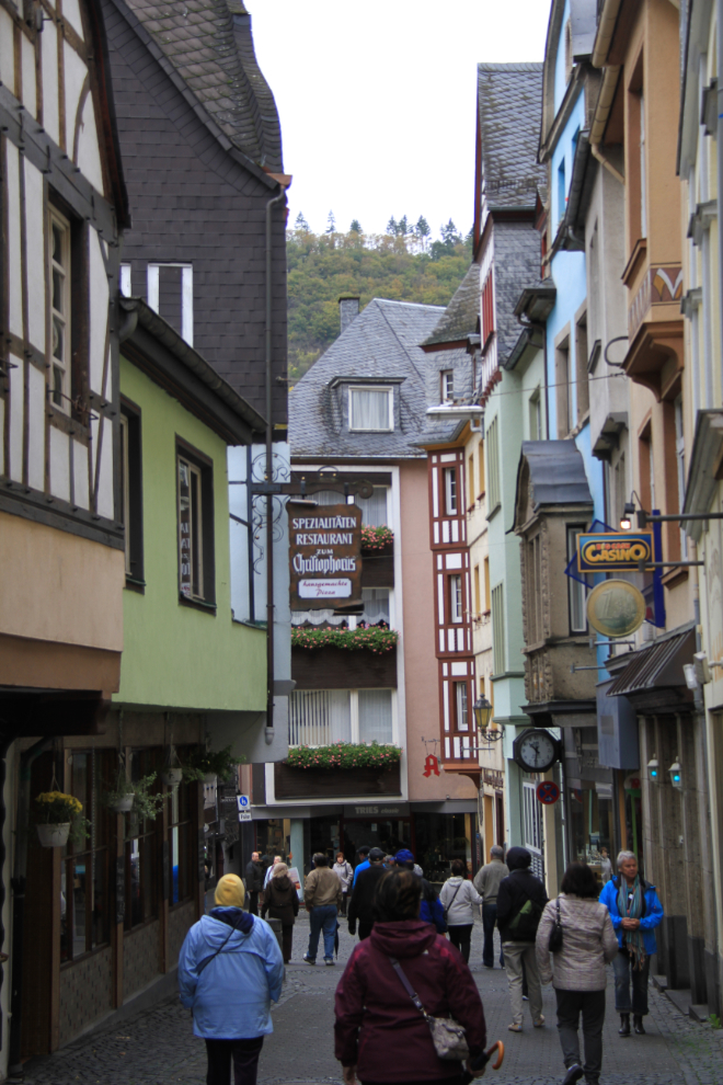 Narrow streets in Cochem, Germany