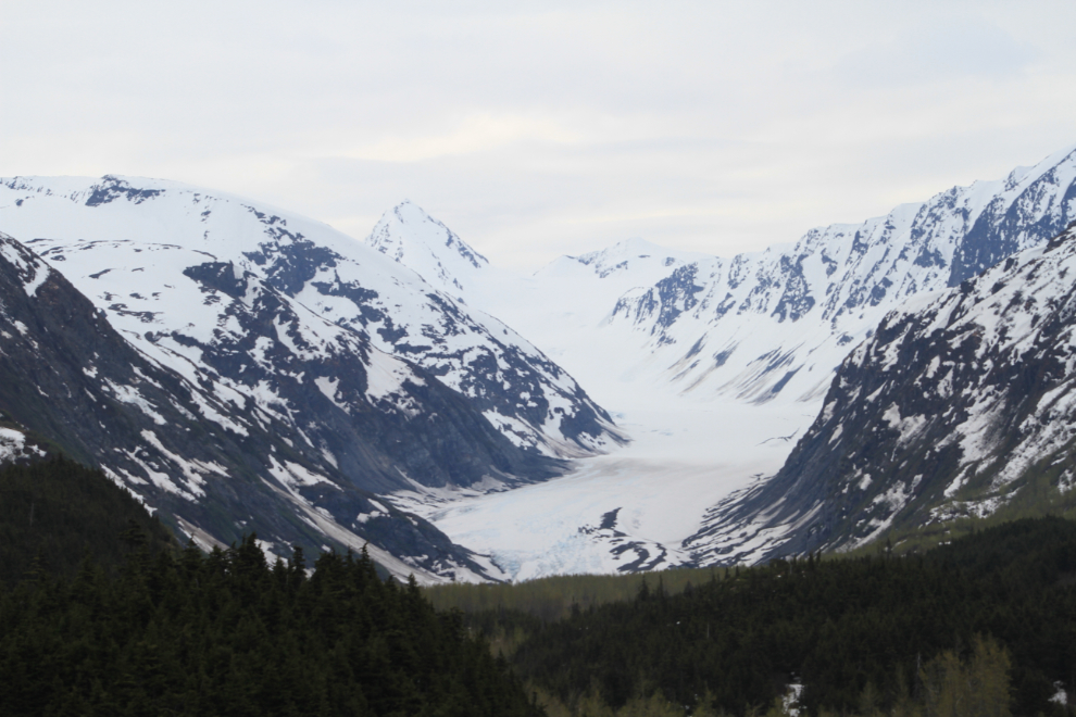 Trail Glacier, seen from Mile 44.3 of the Alaska Railroad