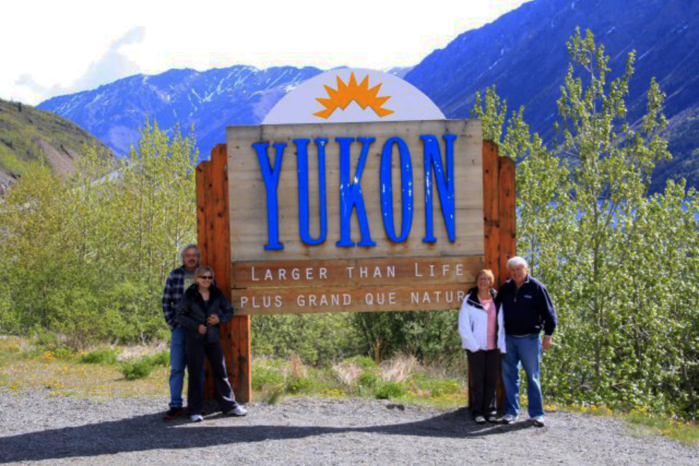Welcome to Yukon sign on the South Klondike Highway