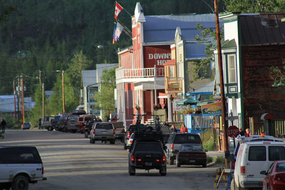 Dawson City at 8:50 pm