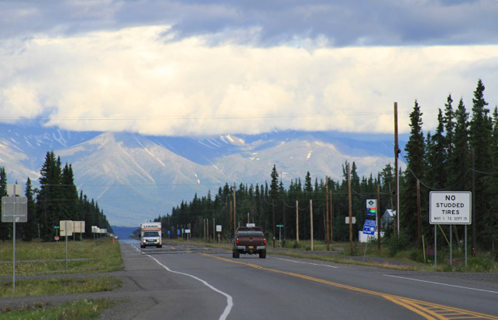 Alaska Highway at Tok