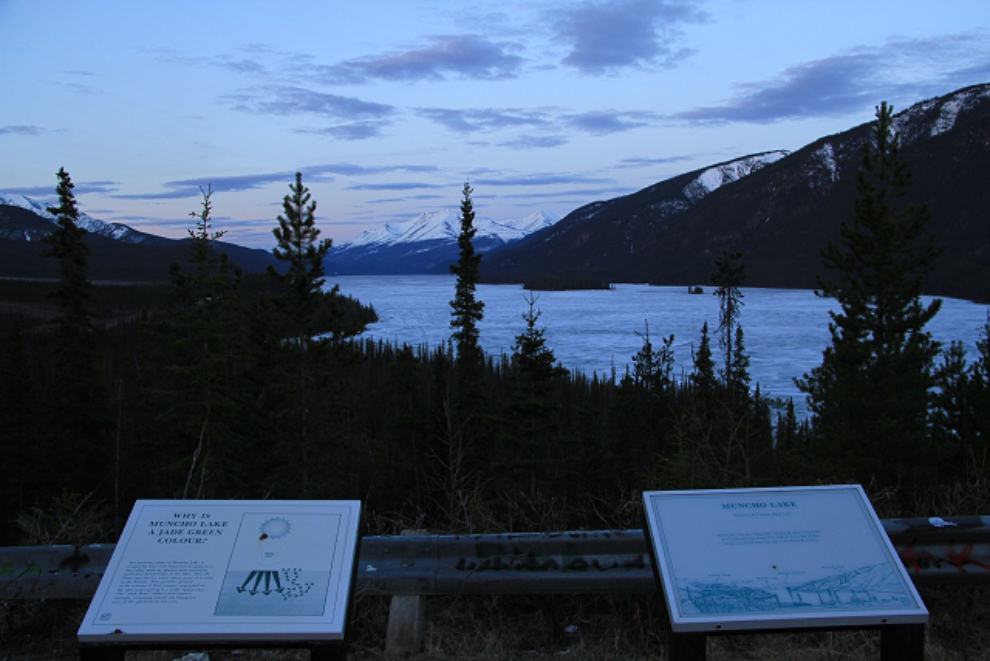 Muncho Lake viewpoint, Alaska Highway