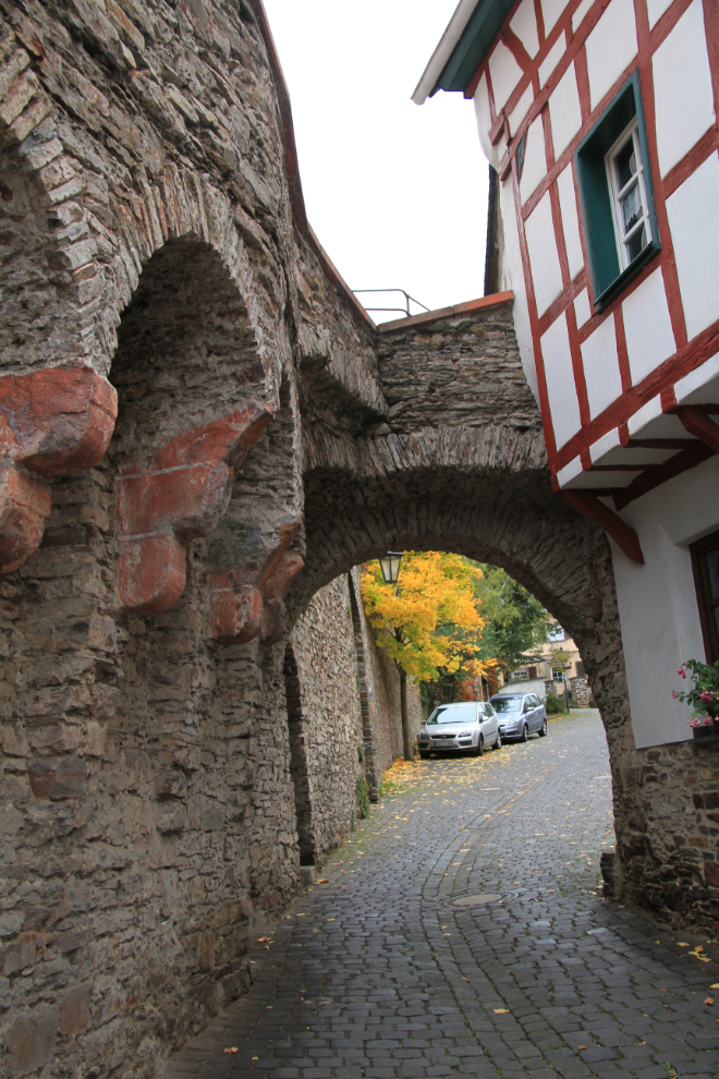 Fortification wall at Ediger-Eller, Germany