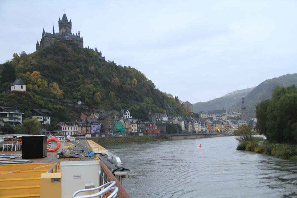Sailing up the Moselle River from Cochem, Germany