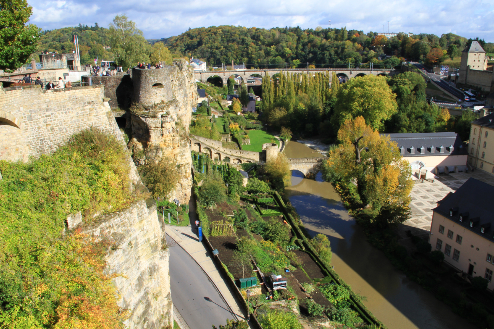 Luxembourg dates back to the year 963 - the ruins are very impressive.