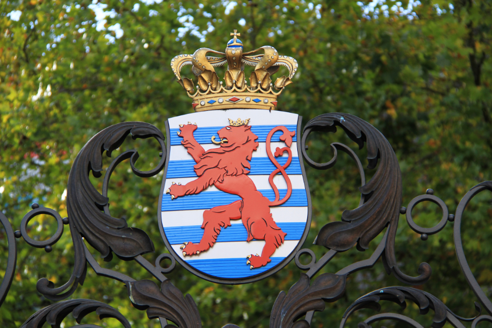 The Luxembourg shield.